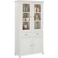 Vitrina Elena - bela, Romantika, kovina/steklo (105/200/45cm) - Zandiara Vitrina Elena - bela, Romantika, kovina/steklo (105/200/45cm) - Zandiara