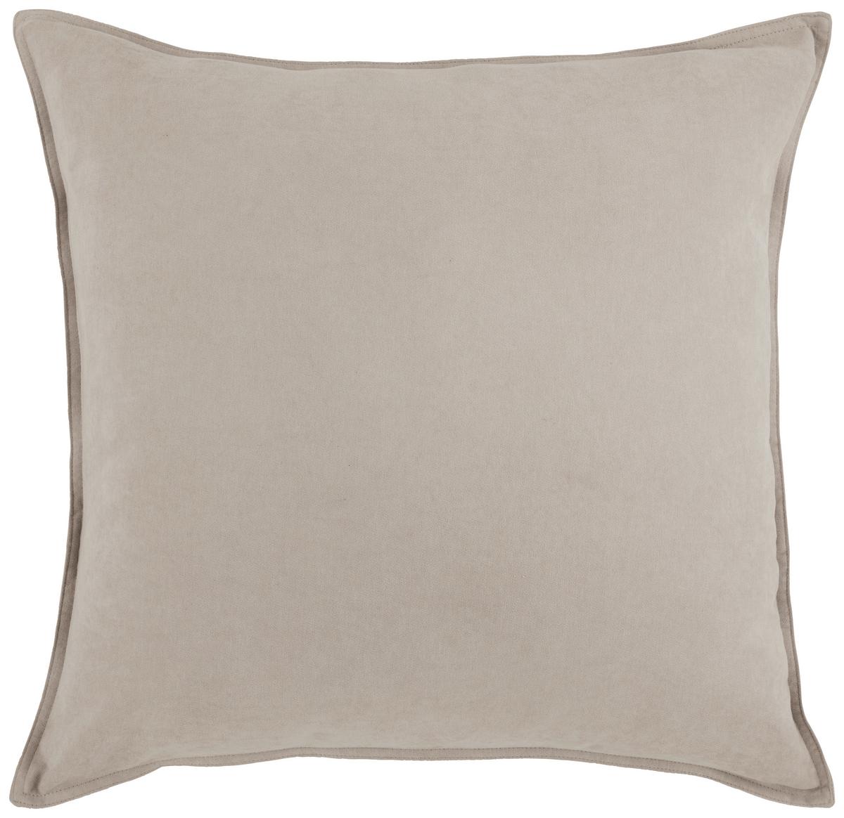 Zierkissen Nathi in Taupe ca. 60x60cm - Taupe, KONVENTIONELL, Textil (60/60cm) - Mömax