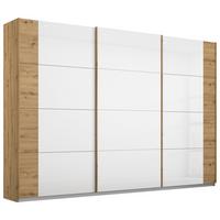 Ormar S Kliznim Vratima Artemis - bijela/hrast Artisan, Moderno, staklo/drvni materijal (271/210/62cm) - Modern Living