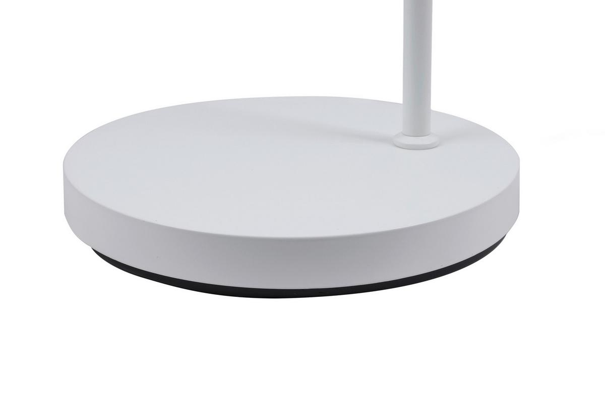 Stehleuchte Gut Weiß max. 25 Watt - Weiß, MODERN, Metall (55/24/155cm)