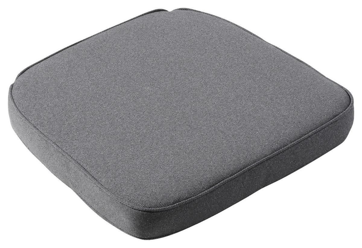 PODUSZKA DO SIEDZENIA MANCHESTER GREY - szary, Basics, tkanina (48/7,5/46cm) - Mömax