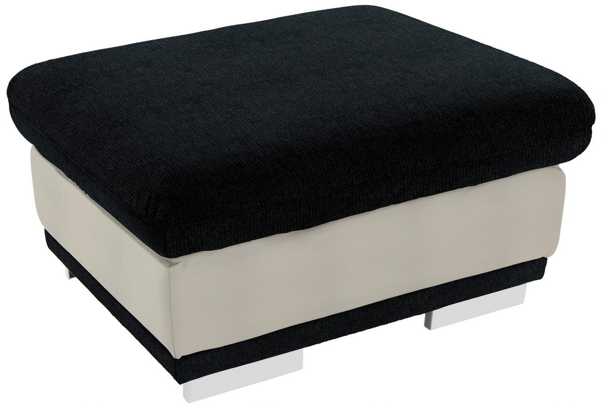 Tabure Seaside - barve kroma/črna, Konvencionalno, kovina/tekstil (97/47/67cm) - Premium Living