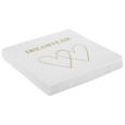 Serviette Dreamteam Gold/Weiß - Goldfarben/Weiß, Papier (33/33cm) Serviette Dreamteam Gold/Weiß - Goldfarben/Weiß, Papier (33/33cm)