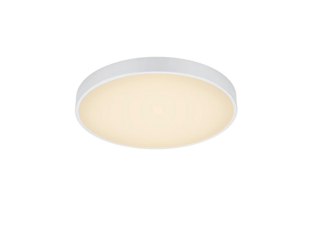 LED-Deckenleuchte Waco Weiß max. 52,50 Watt - Weiß, MODERN, Metall (49,5/6,5cm) - Trio Leuchten