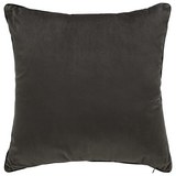 Samtzierkissen Valska ca.45x45cm - Dunkelgrau, MODERN, Textil (45/45cm) - Mömax modern living