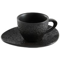 Espresso Csésze És Csészealj Haruki - fekete, Modern, kerámia (6.7/6.7/5cm) - Mömax
