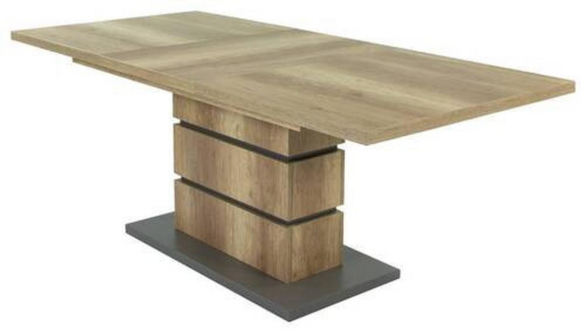 ESSTISCH BEA - Anthrazit/Braun, MODERN, Holzwerkstoff (140/86/75cm) - MID.YOU