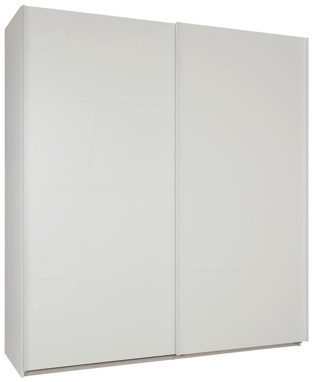 Ormar S Kliznim Vratima Lago - bijela, Moderno, drvni materijal/metal (203/222/60cm) - Premium Living