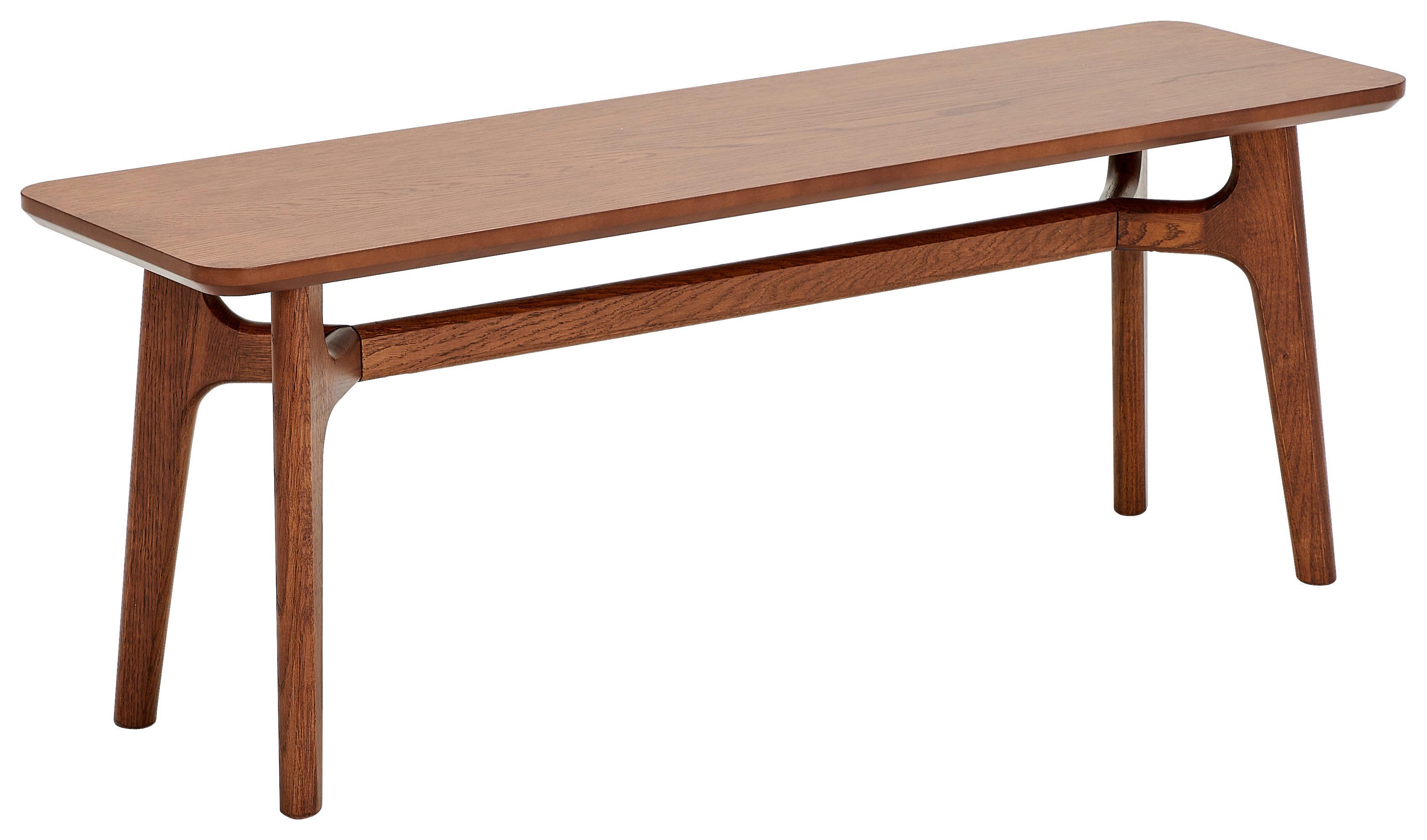 ŁAWKA JULIA - kolor orzecha włoskiego, Konventionell, materiał drewnopochodny (120/45/35cm) - MID.YOU