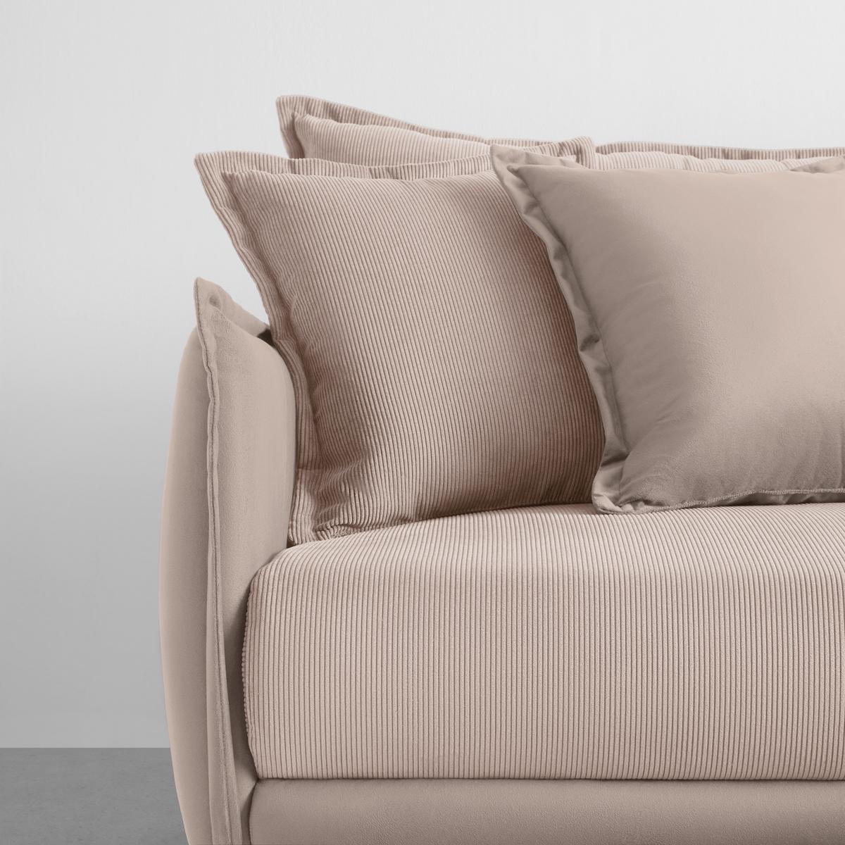 Ecksofa Nuovo Greige - Greige/Schwarz, MODERN, Textil/Metall (245/72-113/190cm) - Mömax
