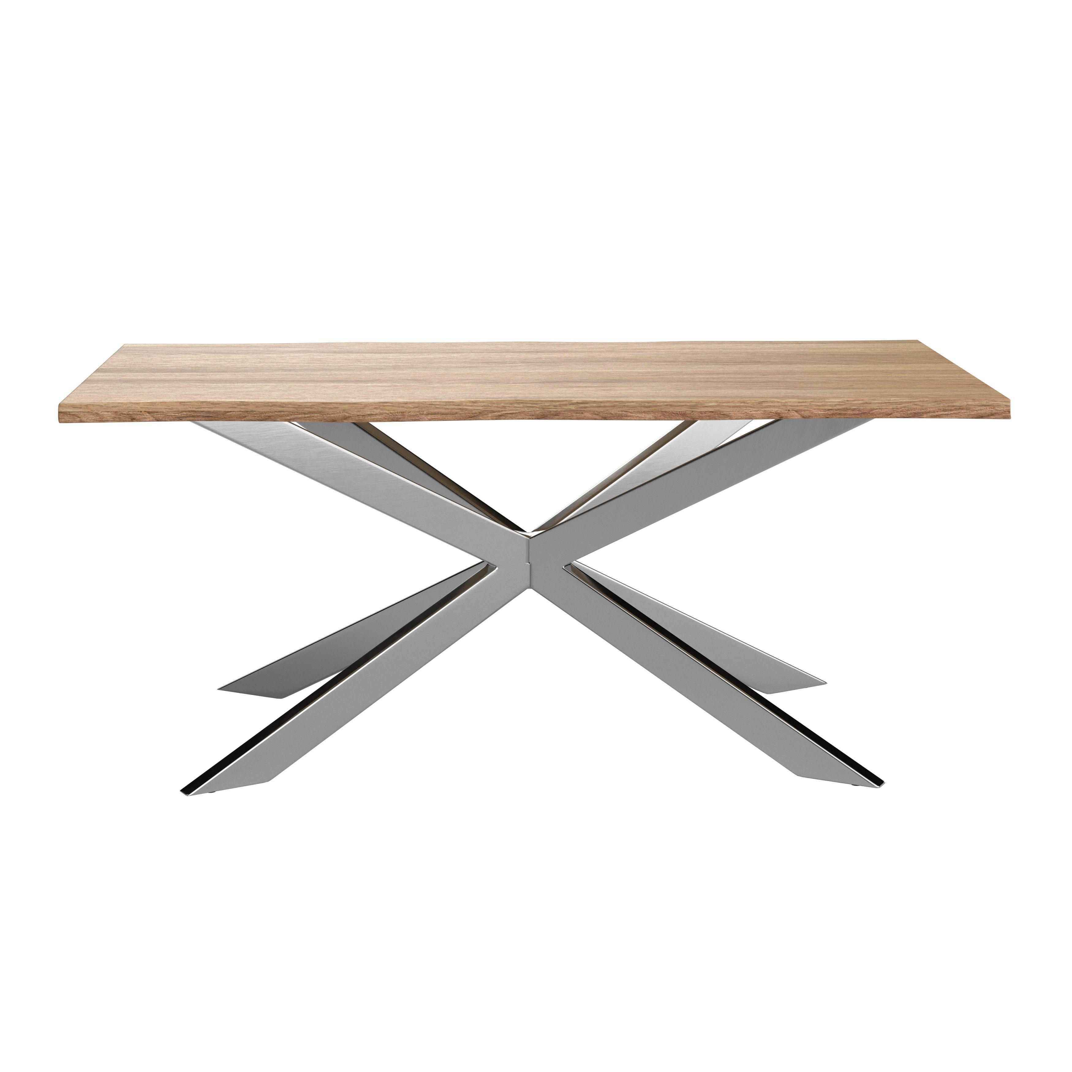 BORDSSKIVA NOAH - akaciefärgad, Modern, trä (160/3,8/90cm) - Mömax