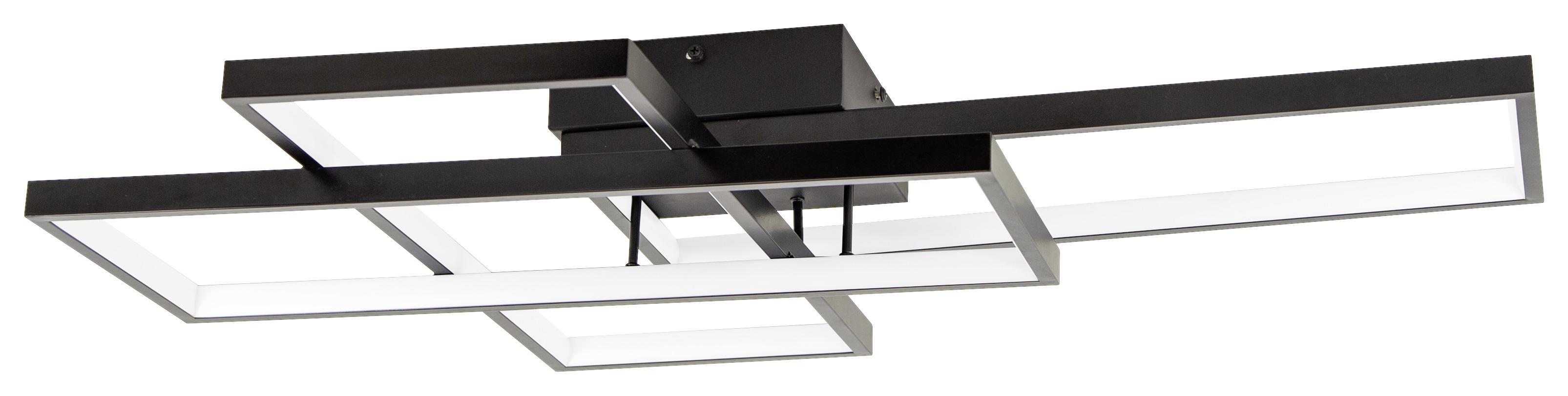 LED-Deckenleuchte Gabriel max. 40 Watt - Schwarz, MODERN, Metall (75/50/12cm)
