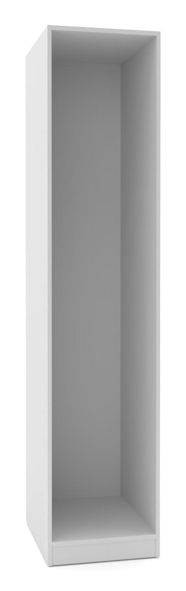 Kleiderschrankkorpus "UNIT" in Weiss - Weiss, Modern, Holzwerkstoff (45,6/210/56,5cm) - Based