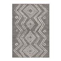 Webteppich Tasa Schwarz ca. 140x200cm - Schwarz, Design, Textil (140/200cm) - Novel