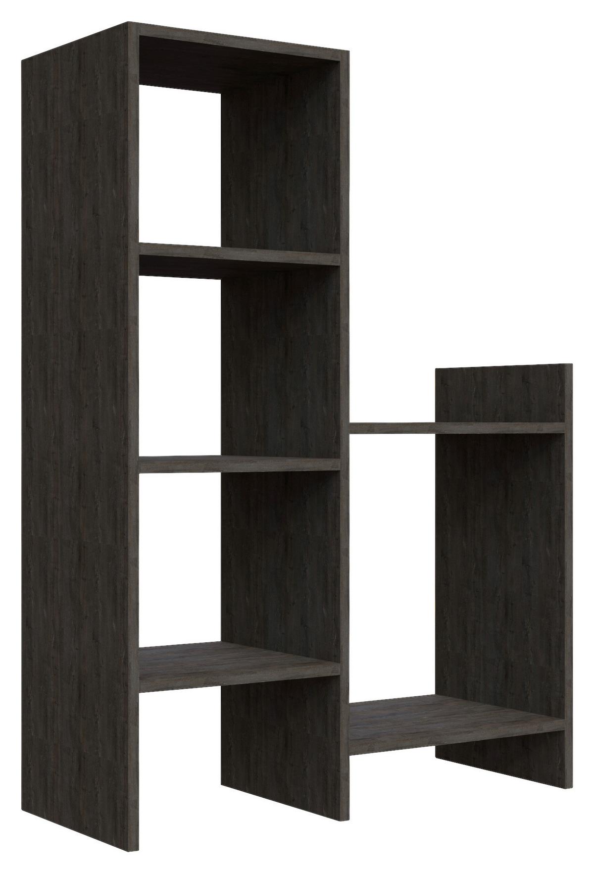 SCHUHREGAL EARL SCHUHREGAL - Eiche dunkel, Design, Holzwerkstoff (85,6/120/35,6cm) - Livetastic