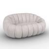 Sofa Lena Chenille Hellgrau - Greige, MODERN, Holz/Textil (150/62/92cm)