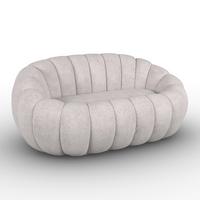 Sofa Lena Chenille Hellgrau - Greige, MODERN, Holz/Textil (150/62/92cm)