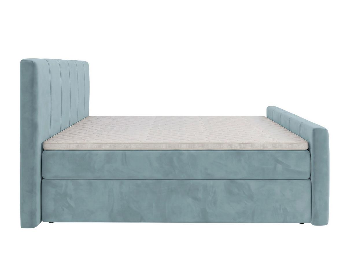 Boxbett Dana  Plus -Based- - Türkis/Schwarz, Kunststoff/Textil (140/200cm) - Based