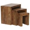 Set Miz Mumbai - barve indijskega rožnega lesa, Design, les (50/30/45cm) - MID.YOU