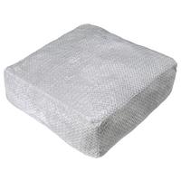 Bodenkissen Zickzack Hellgrau ca. 60x20cm - Hellgrau, MODERN, Textil (60/20cm) - Mömax