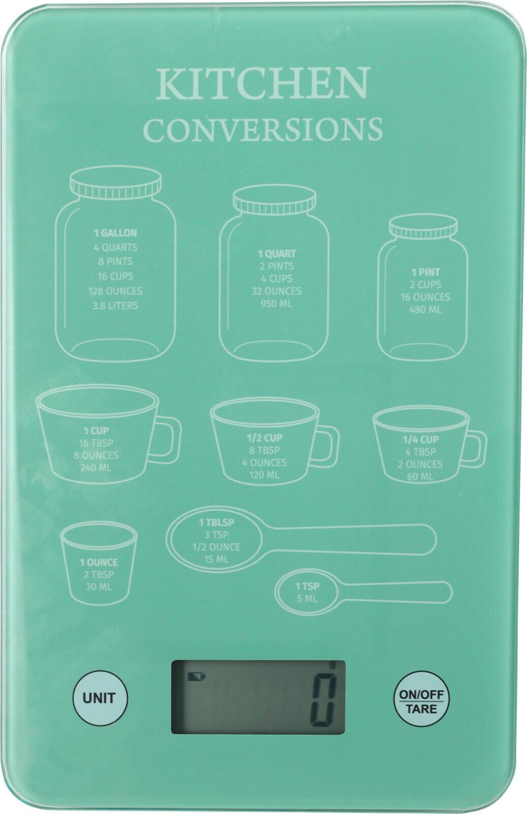 Konyhai Mérleg Kitchen - Üveg (23/15/2cm)