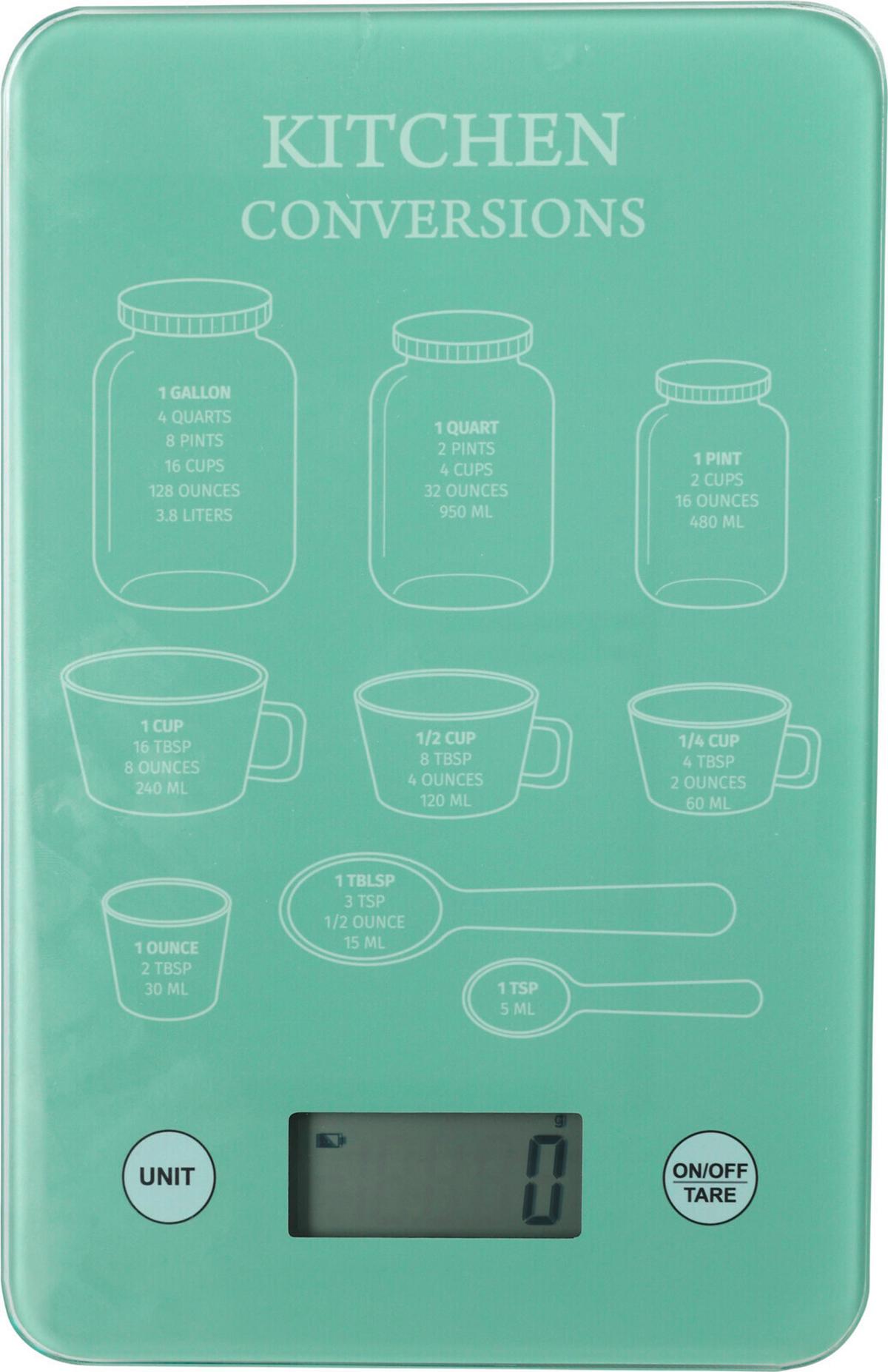 Konyhai Mérleg Kitchen - Üveg (23/15/2cm)