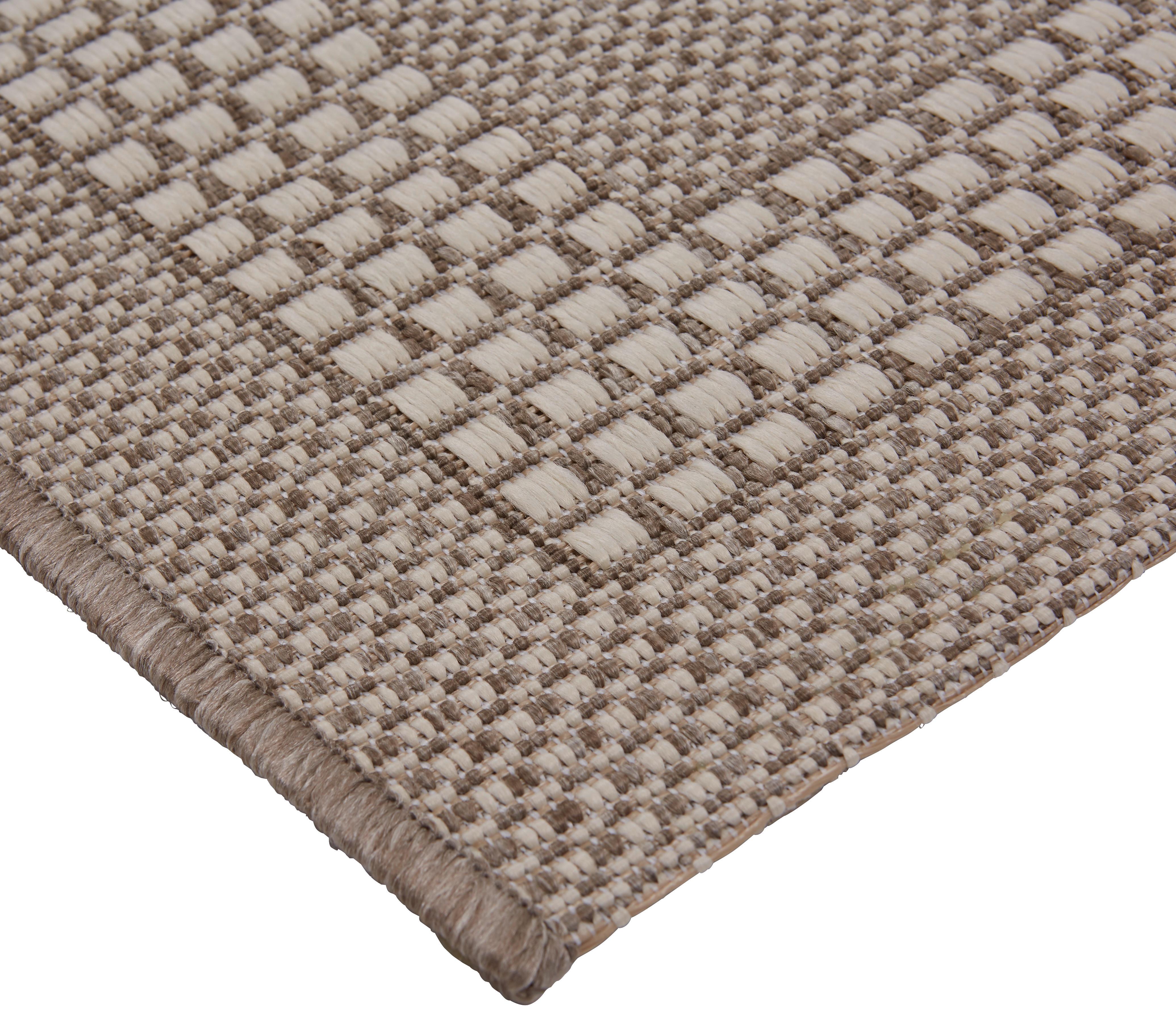 Síkszövött Szőnyeg Naomi 100/150 - Bézs, konvencionális, Textil (100/150cm) - Based