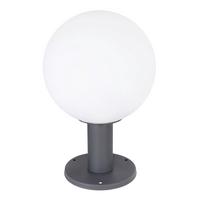 Außenleuchte Ossy in Anthrazit max. 15 Watt - Anthrazit/Opal, Basics, Glas/Metall (25/38cm) - Globo