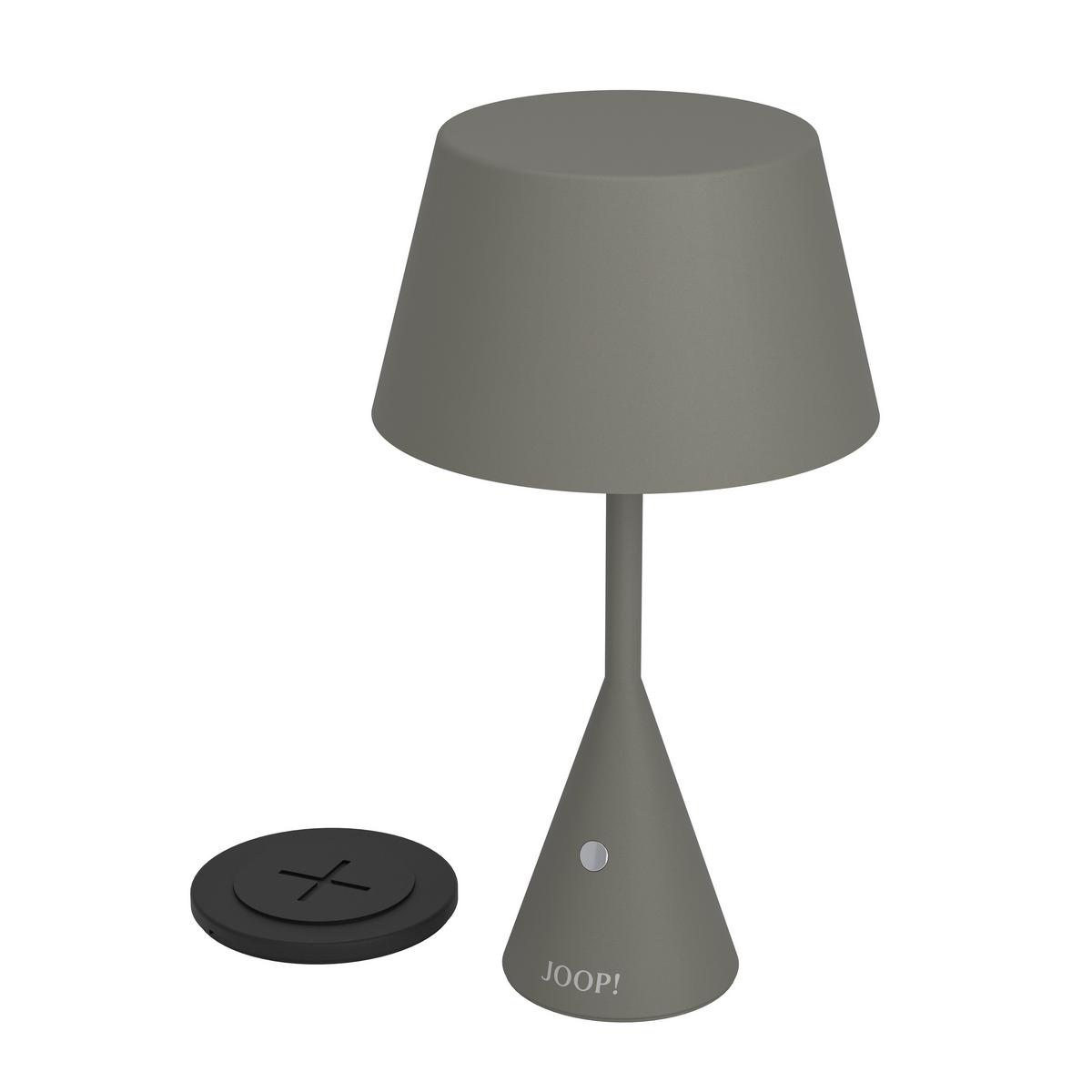 LAMPA STOŁOWA Z AKUMULATOREM 34256 JOOP MOVE LIGHTS - antracytowy/biały, Design, tworzywo sztuczne/metal (16/29,5cm) - Joop!