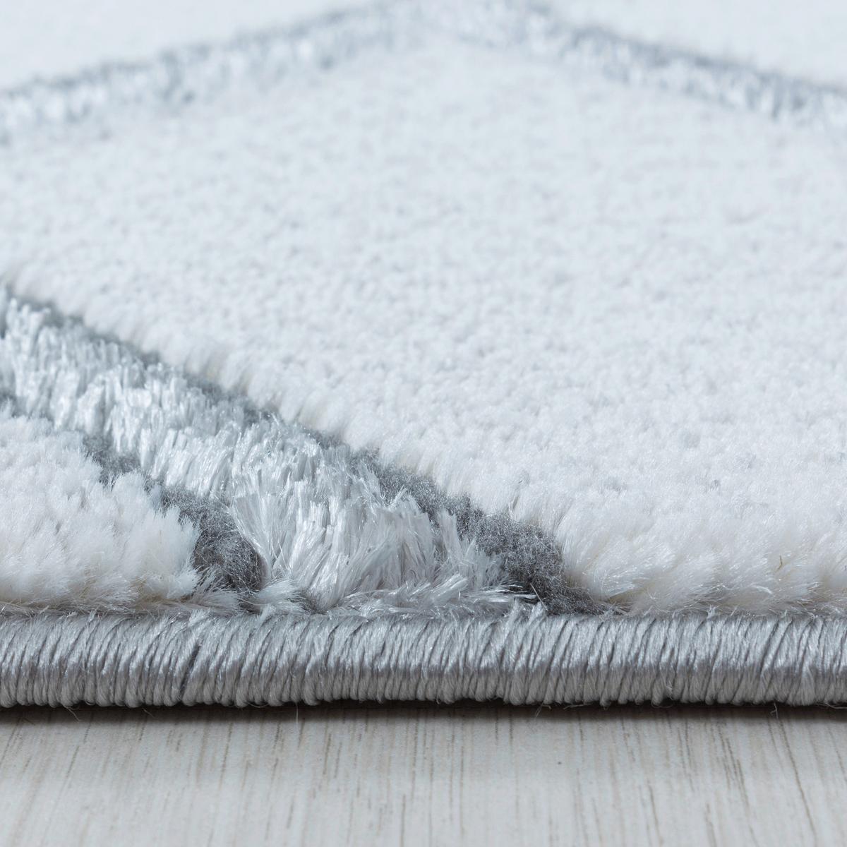 Webteppich Naxos Silberfarben ca. 140x200cm - Silberfarben, Design, Textil (140/200cm)