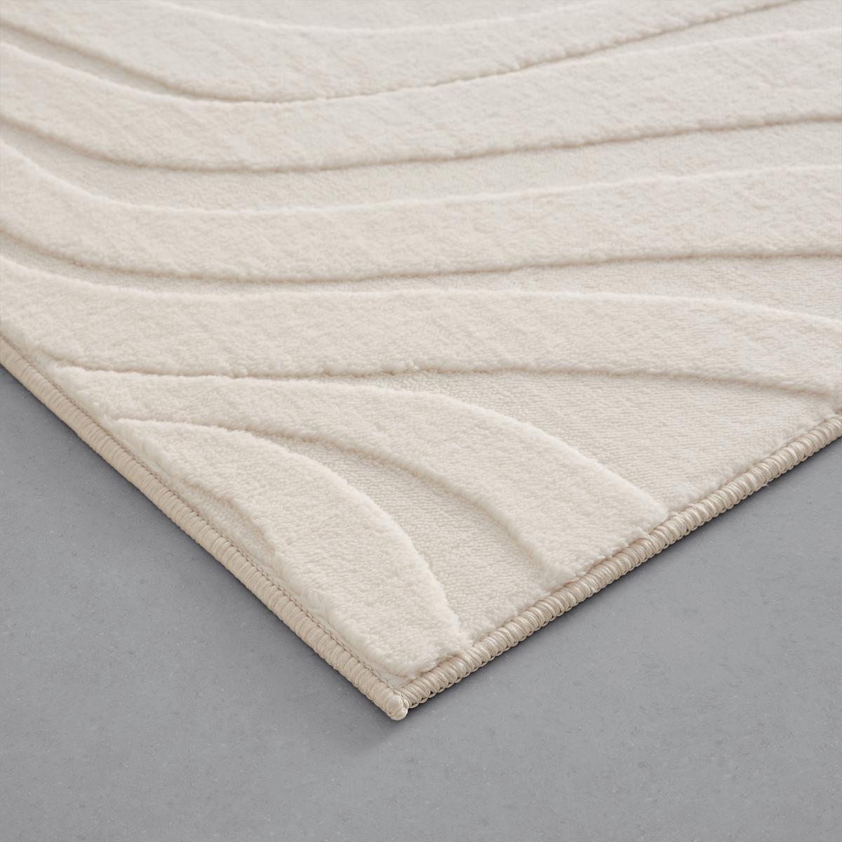 Kunstfell New Wave 1 in Beige ca. 80x150cm - Beige, MODERN, Fell (80/150cm) - Mömax