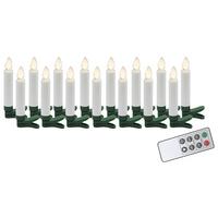 Christbaumkerze Christina Weiß, 16-teilig - Weiß (1,5/10cm) - Mömax