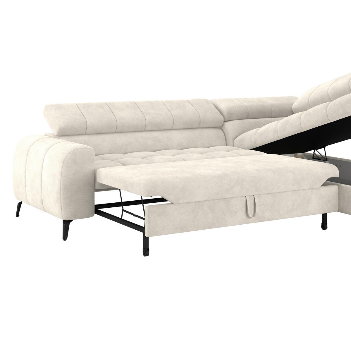 Coltar VOLF - crem/negru, Trend, plastic/textil (261/203cm) - Modern Living