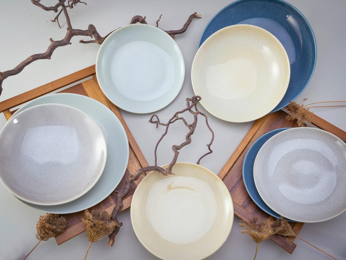 Jedilni Servis Reactive Nordic, 12-Delni - večbarvno, Basics, keramika - Creatable