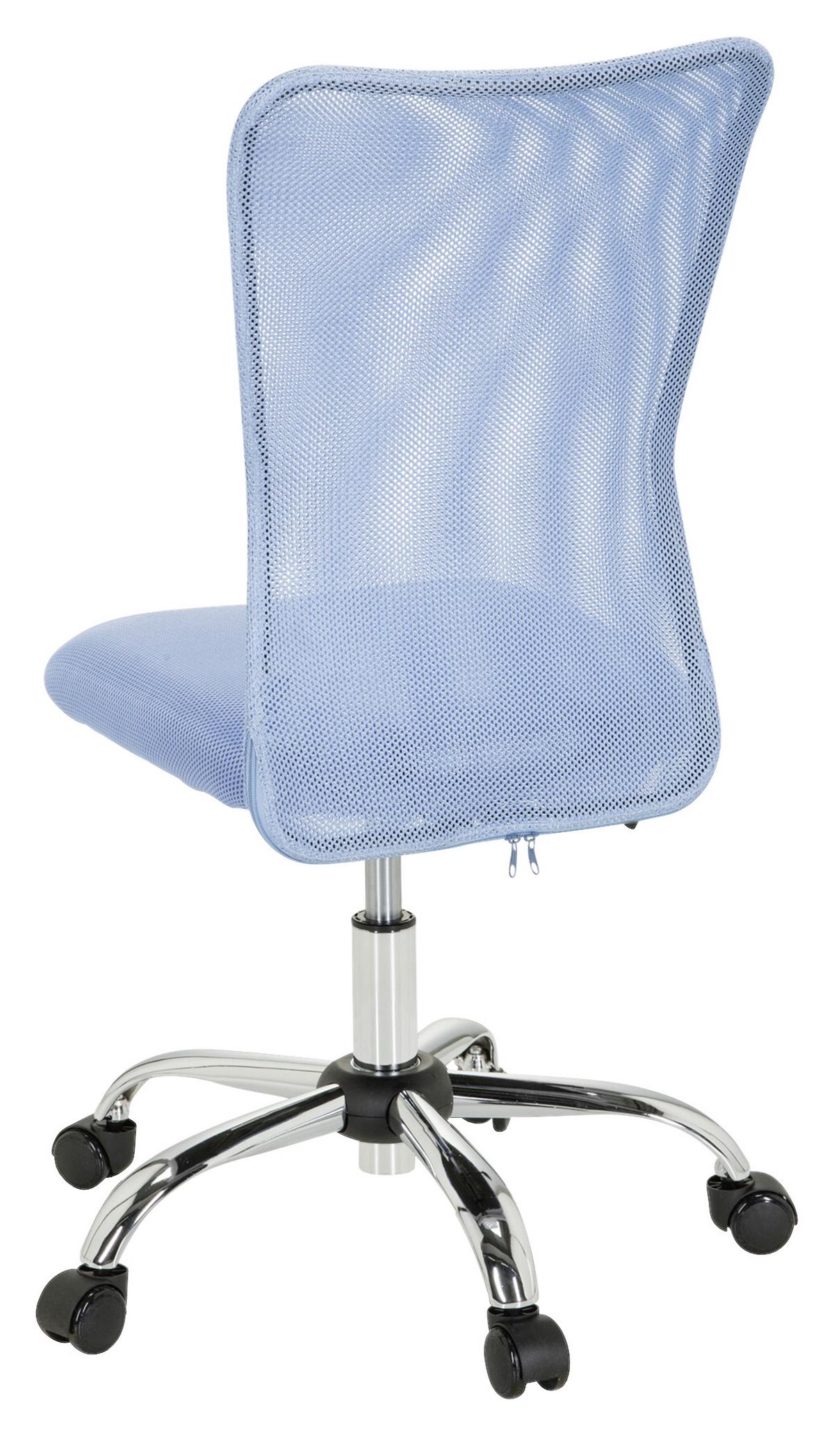Jugenddrehstuhl Kiddy Net ca. 54x88-98x54 cm Blau - Blau, Basics, Kunststoff (54/88-98/54cm) - MID.YOU