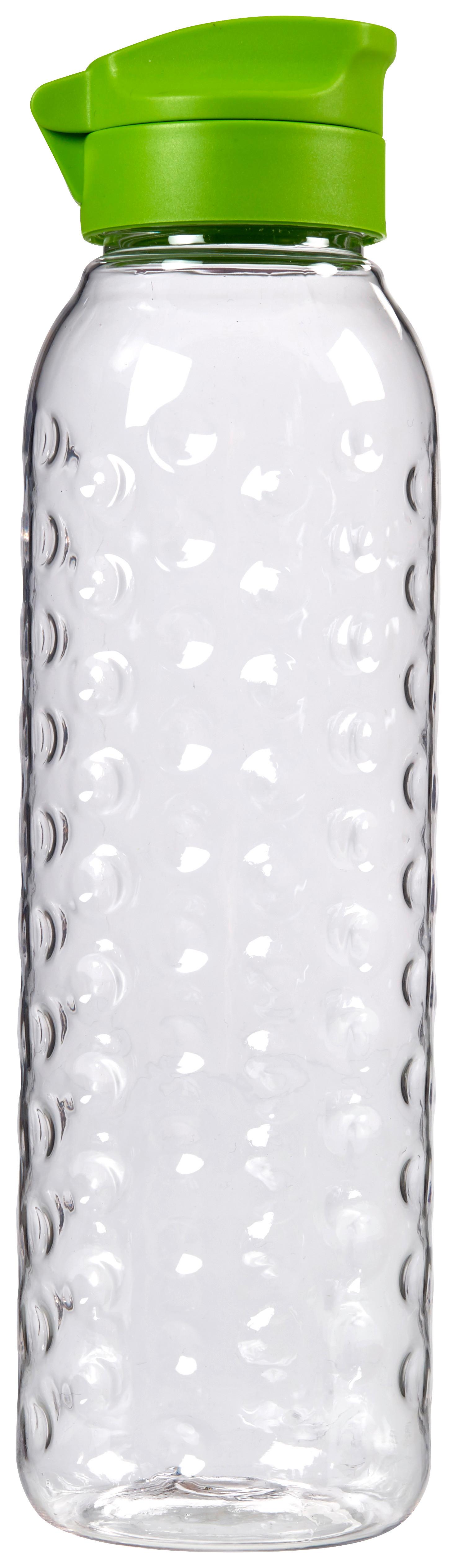Kulacs Dots - zöld/átlátszó, műanyag (7/7/25cm) - Curver