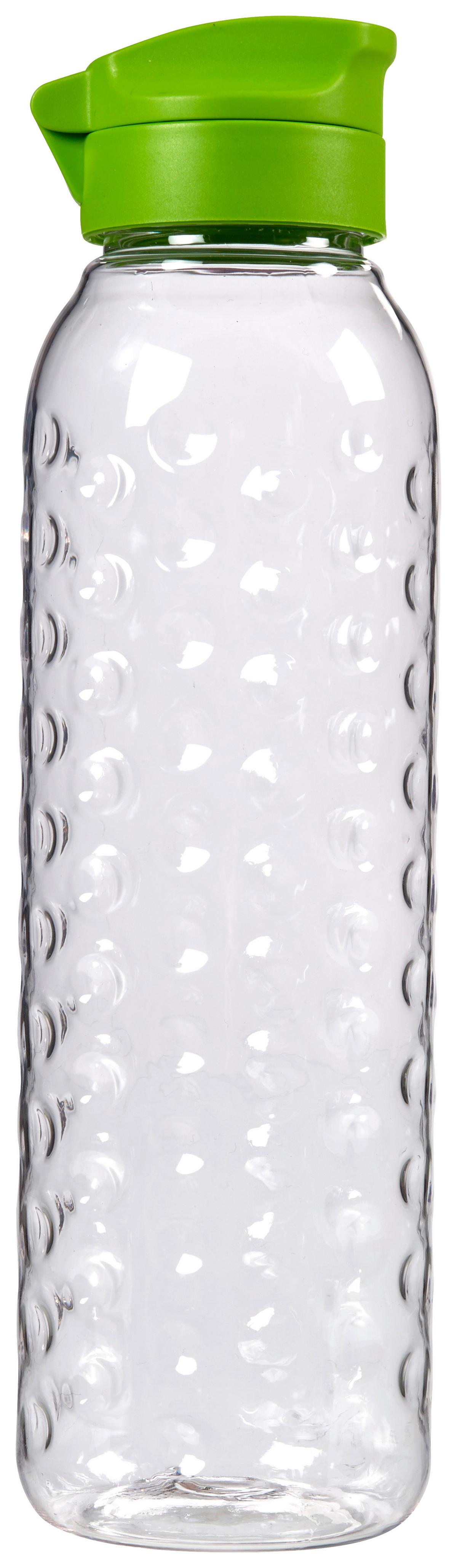 Kulacs Dots - zöld/átlátszó, műanyag (7/7/25cm) - Curver
