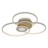 LED-TAKLAMPA SEHR - sandfärgad/champagne, Modern, metall/plast (74/77/11cm) - Mömax