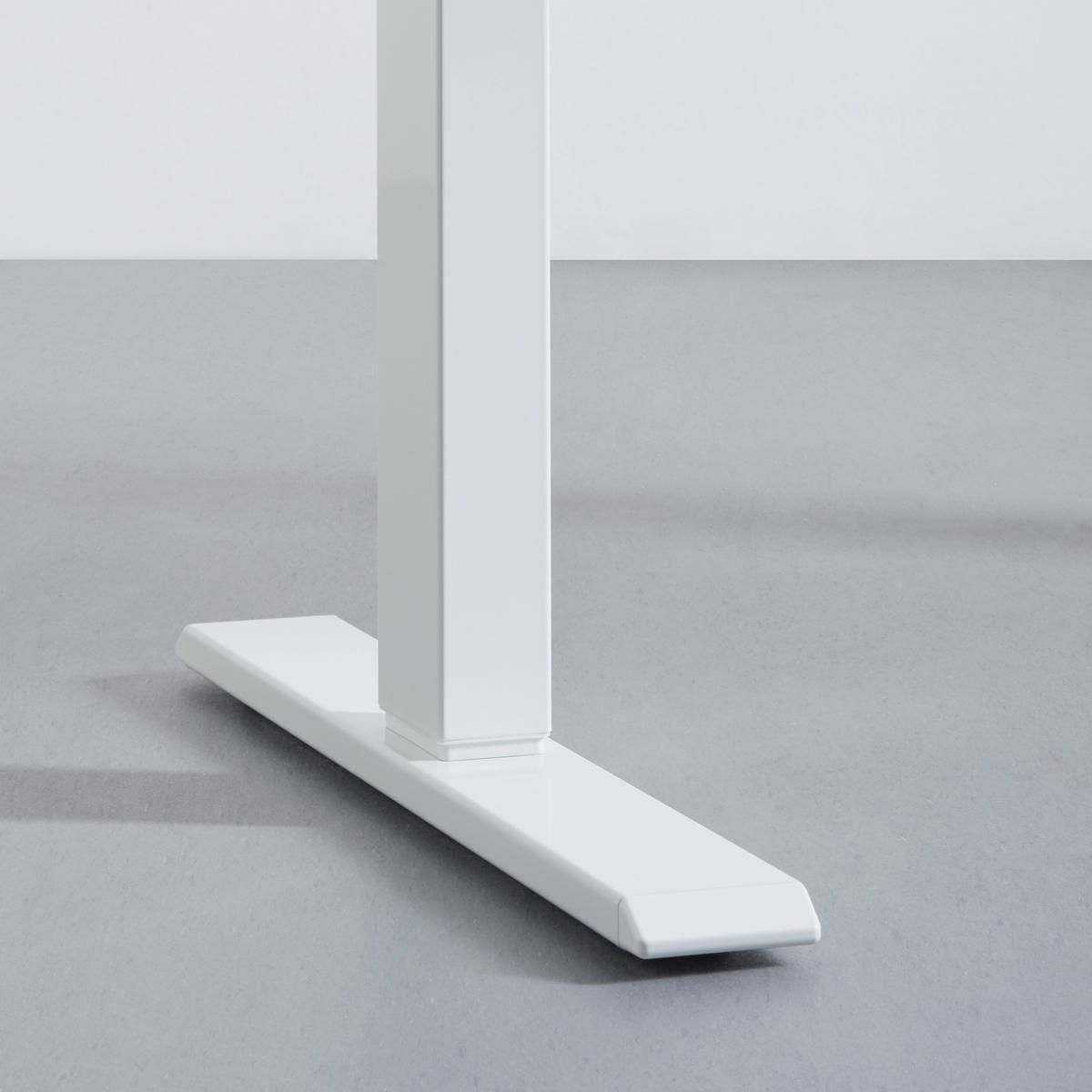 Steharbeitsplatz in Weiss - Weiss, Modern, Holzwerkstoff/Kunststoff (120/71-119/60cm) - Mömax organic living