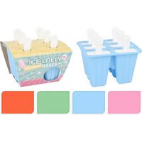Jégkrémkészítő Forma Ice Lollymaker - rózsaszín/piros, műanyag (14/12,3/12,5cm)