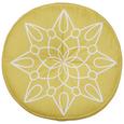 Pernă Pentru Podea Lata Yoga - petrol/galben, textil (40cm) - Modern Living Pernă Pentru Podea Lata Yoga - petrol/galben, textil (40cm) - Modern Living