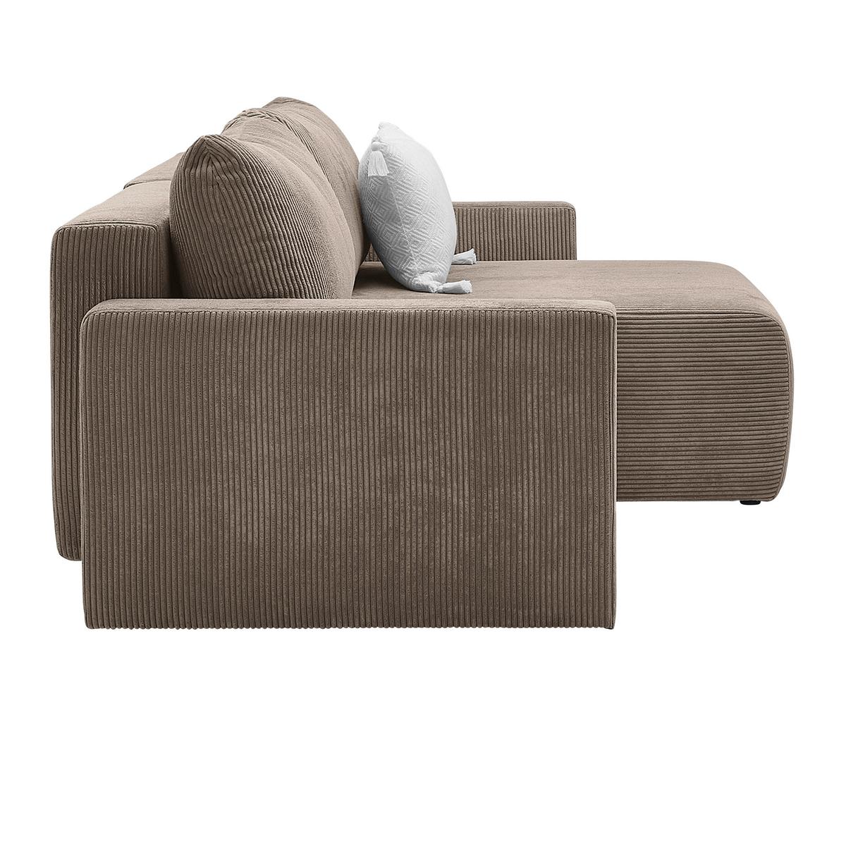 Coltar DIOS - taupe, Modern, lemn/metal (228/91/146cm) - Best Price