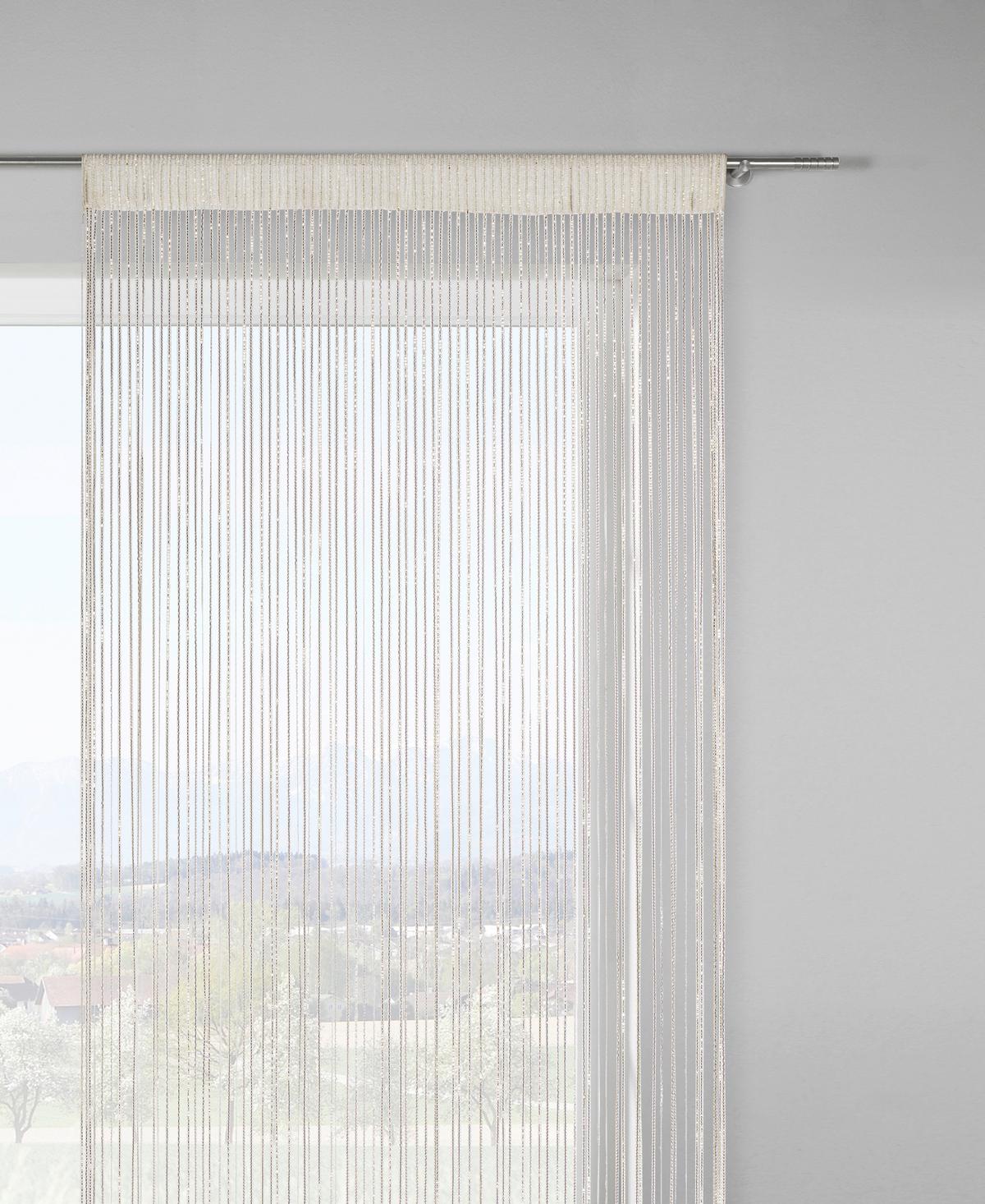 Fadenstore Lurex diverse Farben ca. 90x245cm - Silberfarben/Goldfarben, Lifestyle, Textil (90/245cm) - Modern Living