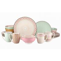 Kombiservice Mandala Multicolor, 16-teilig - Multicolor, Basics, Keramik - Creatable