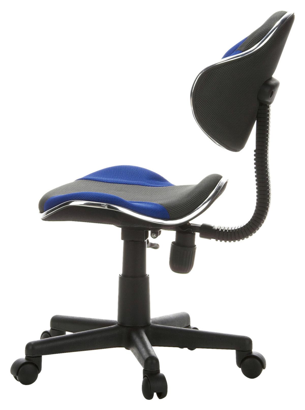 Mladinski Vrtljivi Stol Kiddy Gti 2, Siva, Modra - modra/siva, Basics, umetna masa (45/86-101/42cm) - MID.YOU