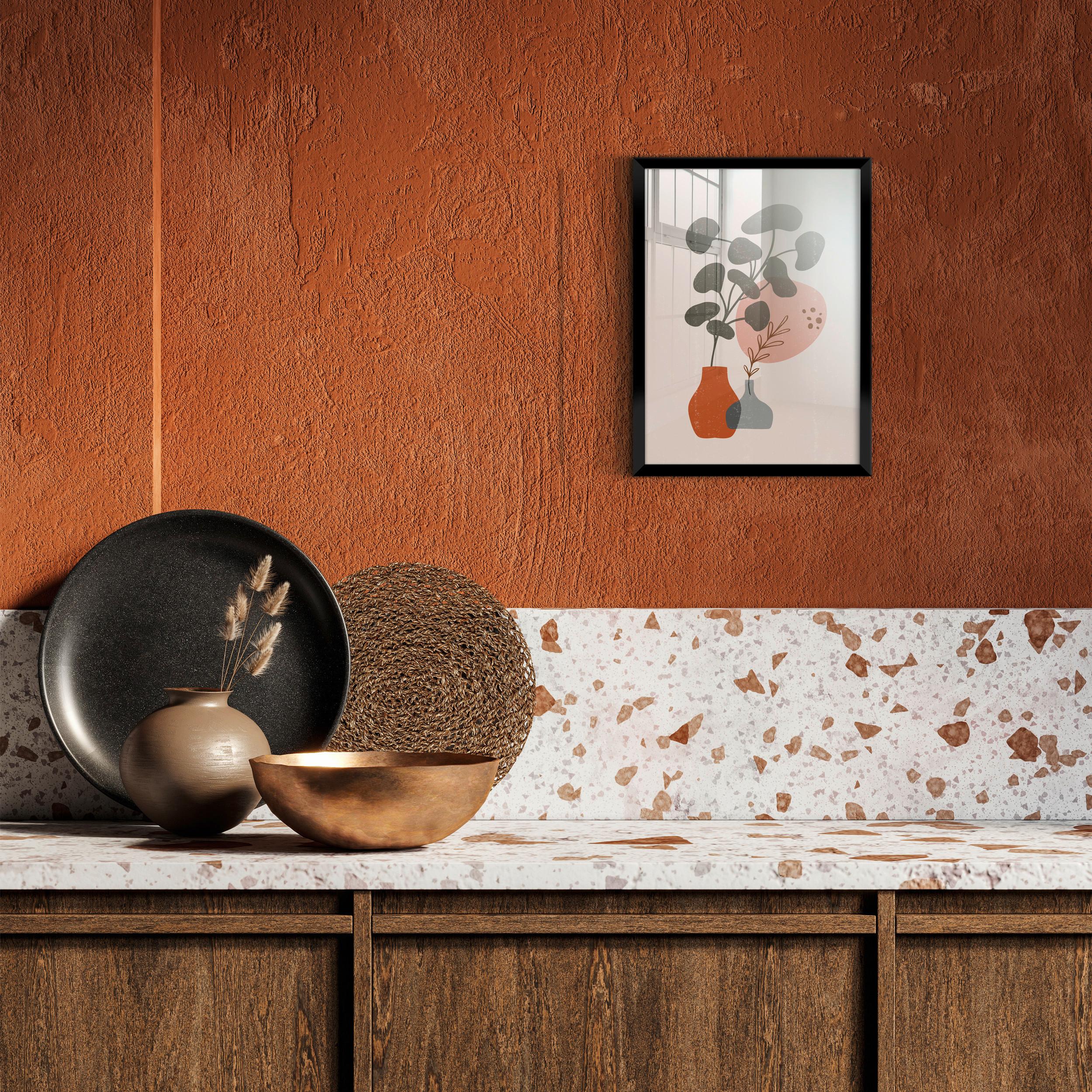 Bild Image ca. 30x40cm - Beige/Braun, Holzwerkstoff/Papier (30/40cm) - Modern Living