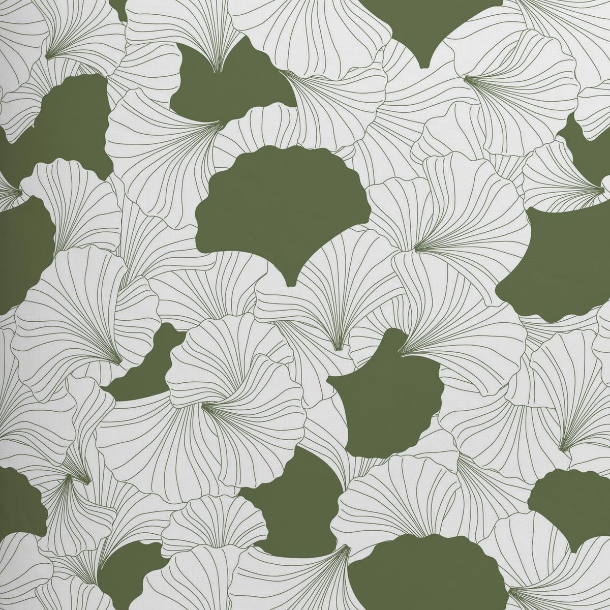 BETTWÄSCHESET GINGKO - Olivgrün, Modern, Textil (160/210cm) - Modern Living