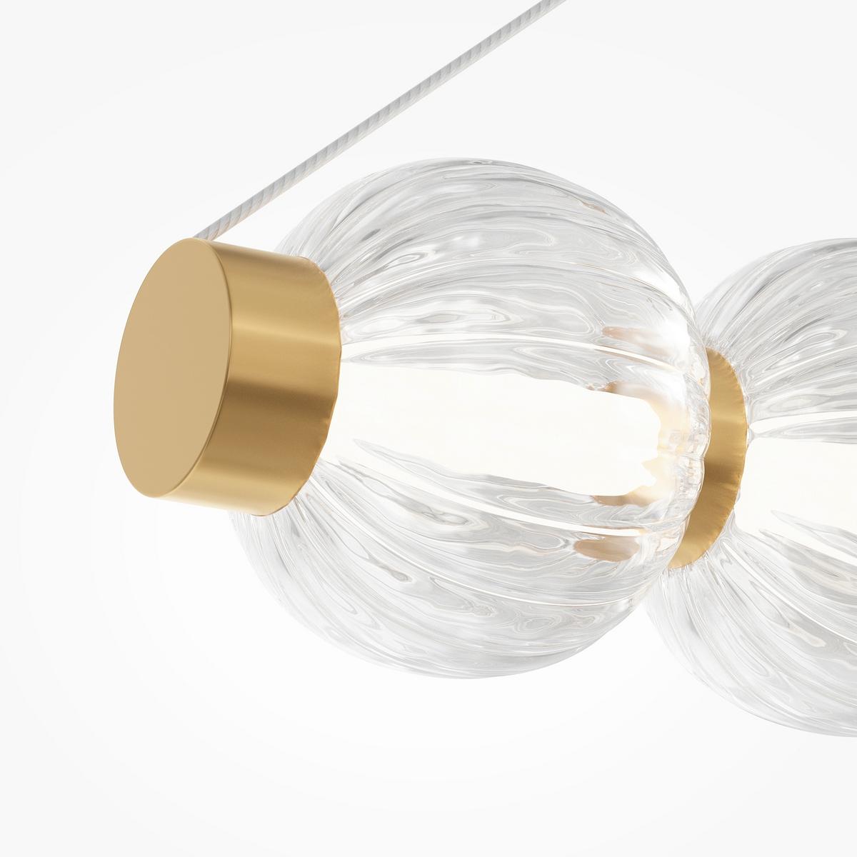Pendelleuchte Mod555pl-L18g3k - Goldfarben, Design, Metall (110/312.2/9cm) - MAYTONI