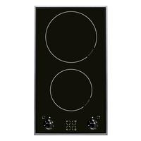 Glaskeramikkochfeld KMC13280E - Schwarz, Metall (30/4,6/50,5cm) - Amica