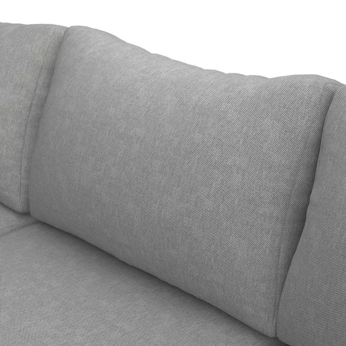 Loungegarnitur "Aurelia", hell/dunkelgrau, Holz/Metall - Dunkelgrau/Hellgrau, Modern, Holz/Textil (248/62,5/90cm) - Bessagi Garden